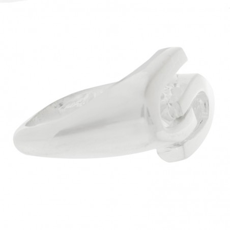 Anillo doble C Plata de Ley 925