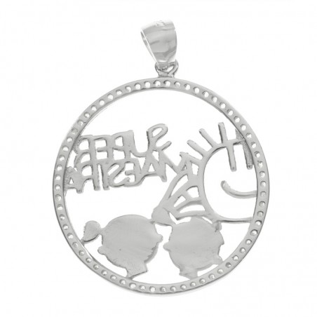 Colgante Super Maestra Plata de Ley - Karissma