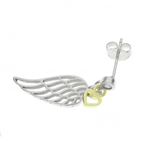 Pendientes largos alas Plata de Ley - Karissma