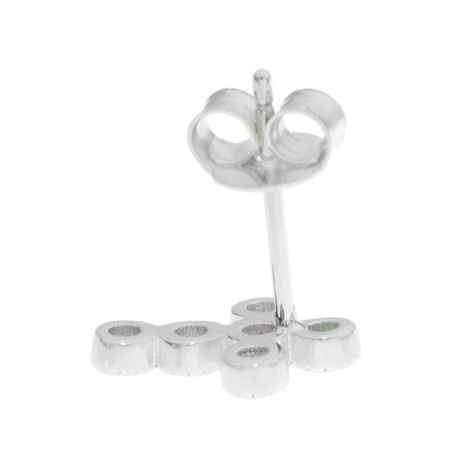 Pendientes cruz color Plata de Ley - Karissma