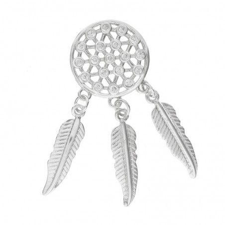 Pendientes atrapa sueños mandala Plata de Ley - Karissma