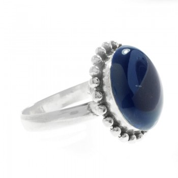 Anillo étnica esmalte símil piedra Plata de Ley - Karissma