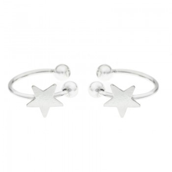 Pendientes ear cuff estrella Plata de Ley - Karissma