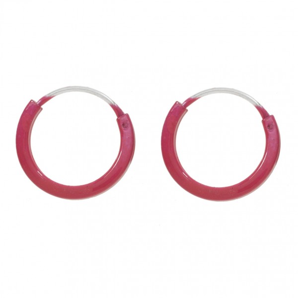 Pendientes eslmaltados varios colores Plata de Ley - Karissma