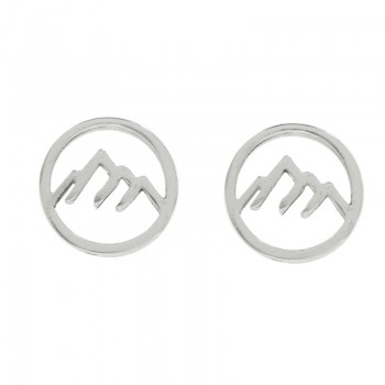 Pendientes montaña Plata de Ley - Karissma