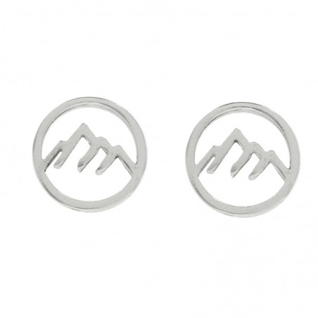 Pendientes montaña Plata de Ley - Karissma