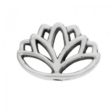 Entrepieza flor de loto Plata de Ley - Karissma