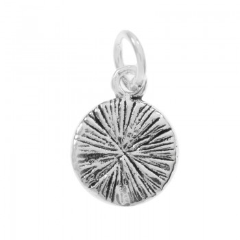 Colgante mini rayado Plata de Ley - Karissma