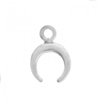 Colgante mini luna Plata de Ley - Karissma