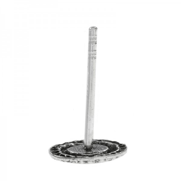 Pendientes XS esmalte turquesa Plata de Ley - Karissma