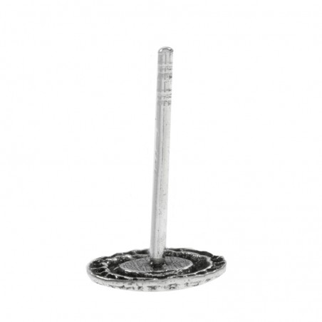 Pendientes XS esmalte turquesa Plata de Ley - Karissma