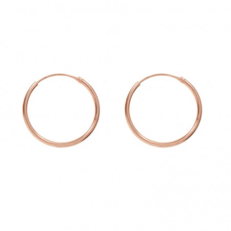 Pendientes aro mini con circonitas colgantes