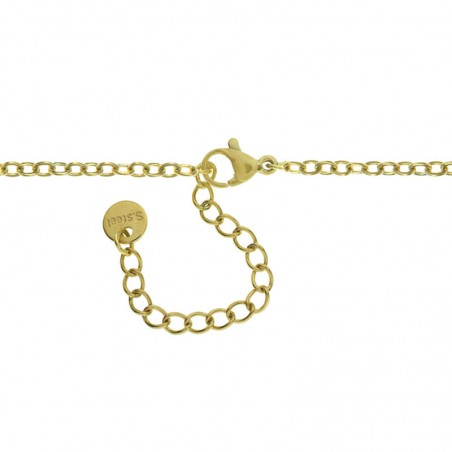 Collar tortuga geométrica acero - Karissma