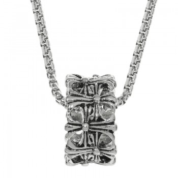 Collar rueda calada de acero hombre - Karissma