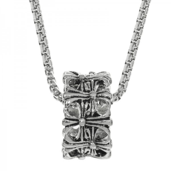 Collar rueda calada de acero hombre - Karissma