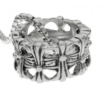 Collar rueda calada de acero hombre - Karissma 2