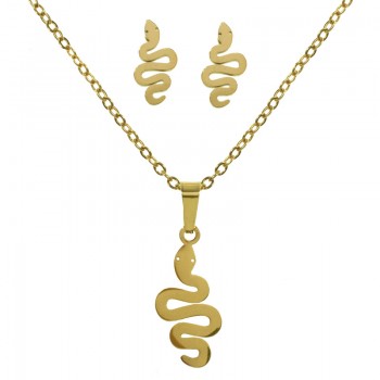 Conjunto serpiente acero - Karissma