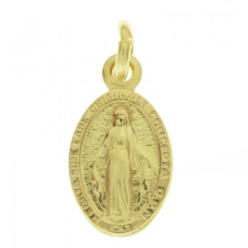 Collar medalla virgen de la Milagrosa dorado - Karissma 2