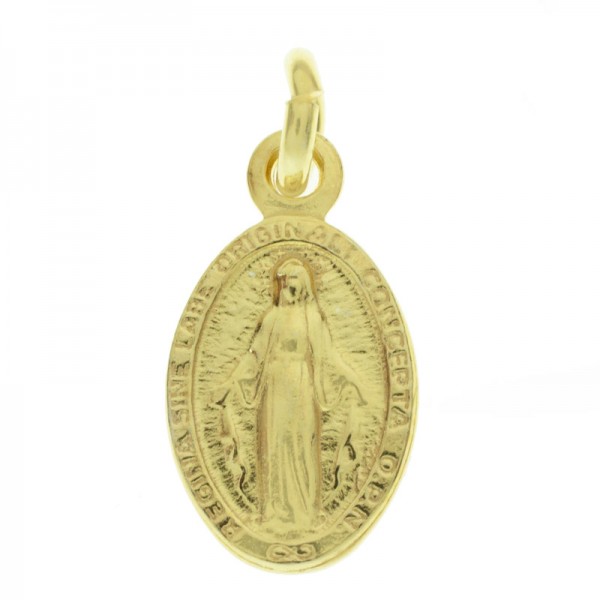 Collar medalla virgen de la Milagrosa dorado - Karissma