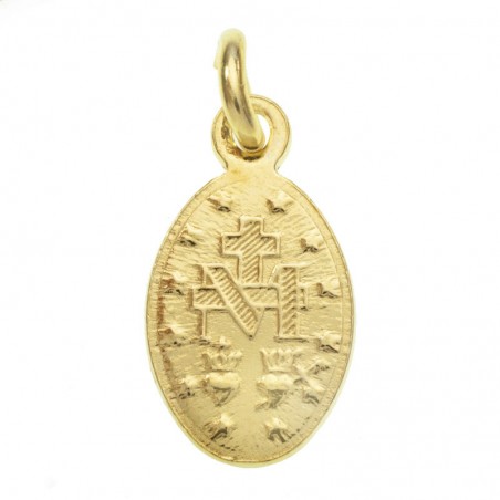 Collar medalla virgen de la Milagrosa dorado - Karissma