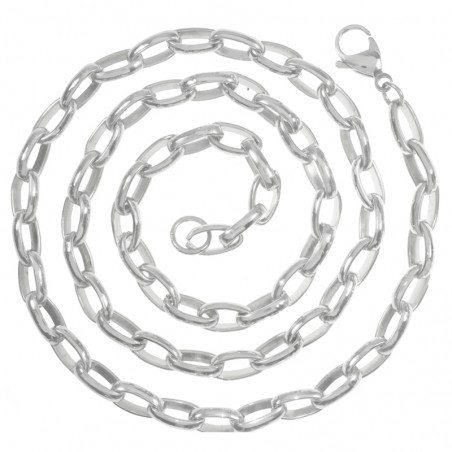 Cadena eslabón oval hombre de acero - Karissma