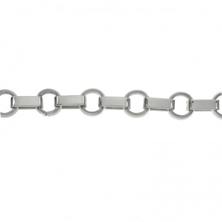 Cadena eslabón rectangular hombre de acero - Karissma