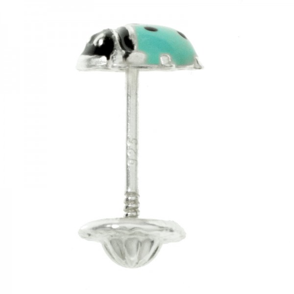 Pendientes mariquita rosca - Karissma