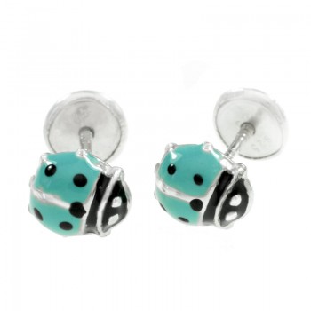 Pendientes mariquita rosca - Karissma 2