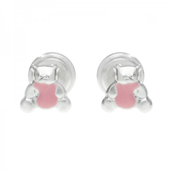 Pendientes osito rosca bebé - Karissma