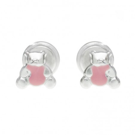 Pendientes osito rosca bebé - Karissma