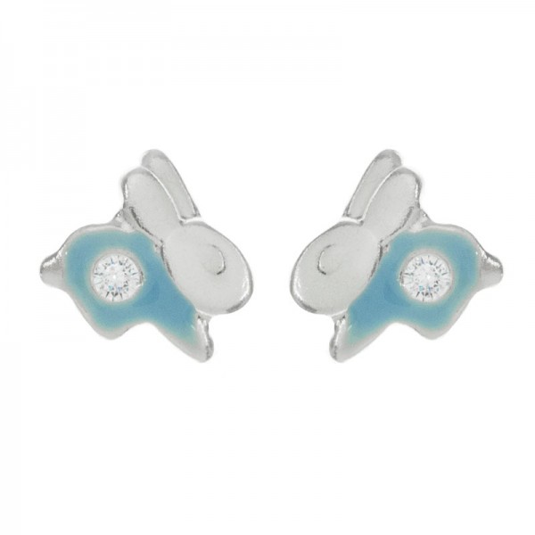 Pendientes conejito rosca bebé - Karissma