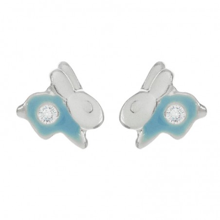 Pendientes conejito rosca bebé - Karissma