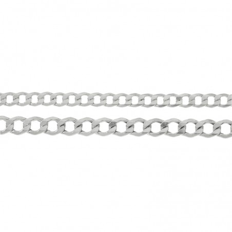 Pulsera doble eslabón grumet Plata de Ley - Karissma