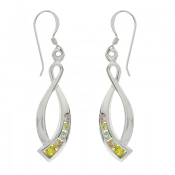 Conjunto circonia lazo en Plata de Ley 925 2