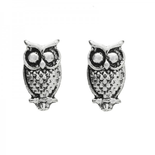 Pendientes búho Plata de Ley | Karissma