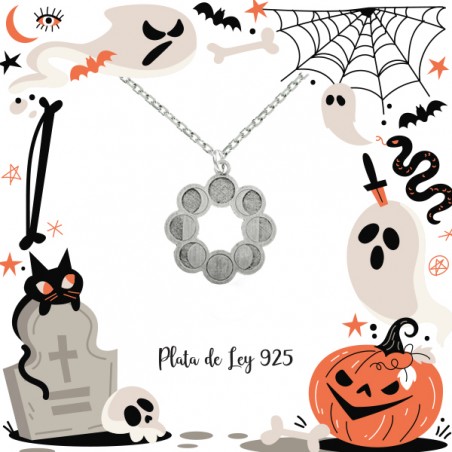 Collar fases lunares Plata de Ley | Karissma