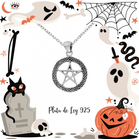 Collar Pentagrama Plata de Ley | Karissma