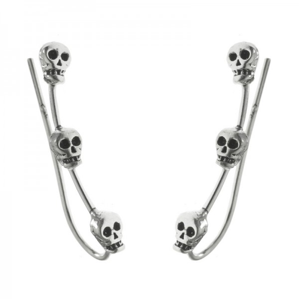 Trepadores calaveras Plata de Ley | Karissma