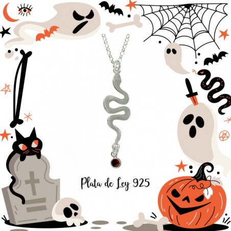 Collar serpiente Plata de Ley | Karissma