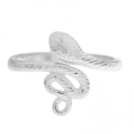 Anillo ajustable serpiente Plata de Ley - Karissma