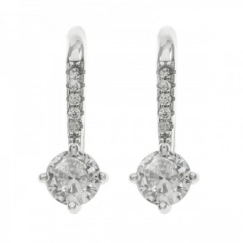 Pendientes de fiesta con circonitas Plata de Ley - Karissma 2