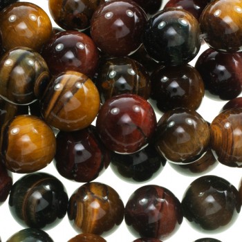 Ojo de tigre tres colores tira de 40 cm - Karissma