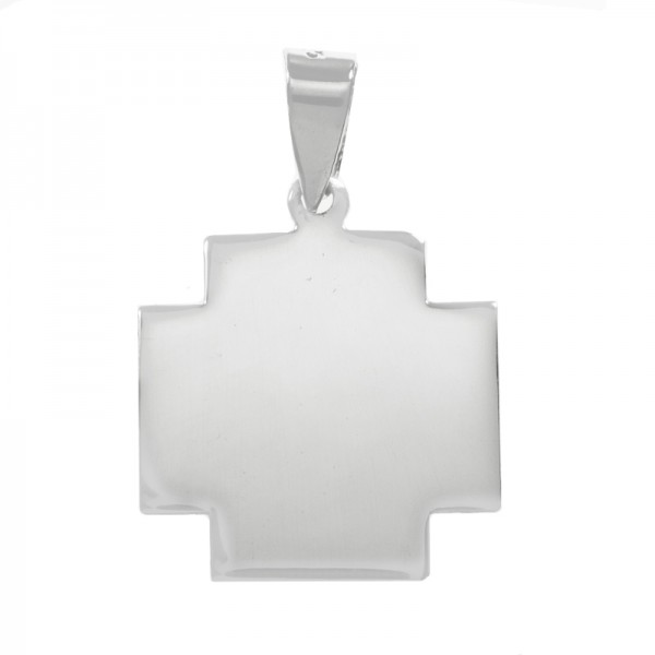 Cruz ancha Plata de Ley