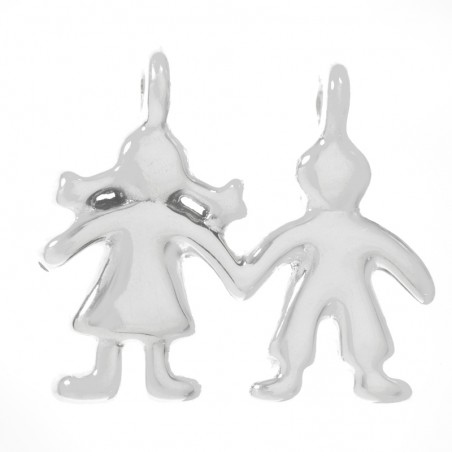 Colgante niña niño Plata de Ley - Karissma