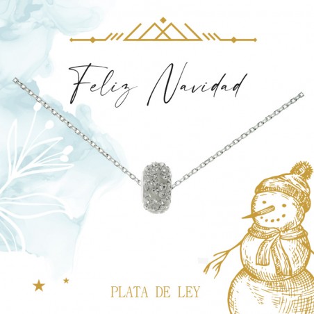 Collar donut brillo Plata de Ley - Karissma