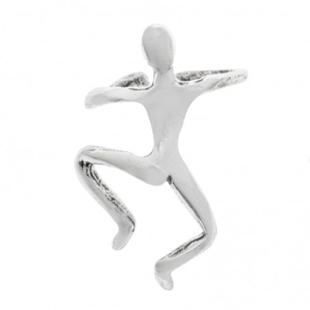 Ear cuff hombre escalador Plata de Ley - Karissma