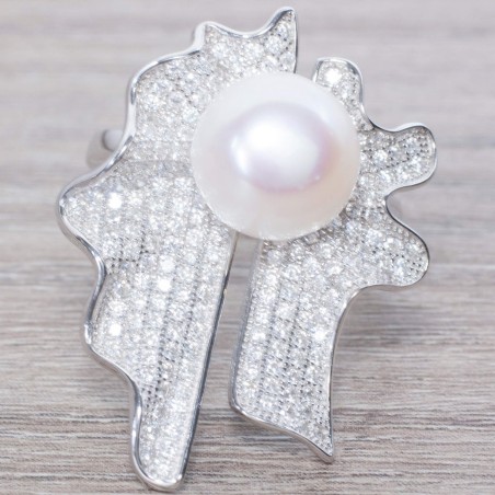 Anillo lazo con circonia Plata de Ley 925