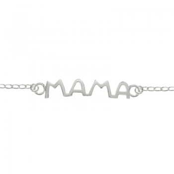 Pulsera o collar Mamá Plata de Ley - Karissma