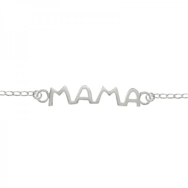 Pulsera o collar Mamá Plata de Ley - Karissma
