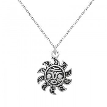 Collar sol azteca Plata de Ley - Karissma